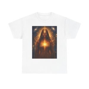 Divine Radiance Rising — Spiritual Goddess Heartlight Tee