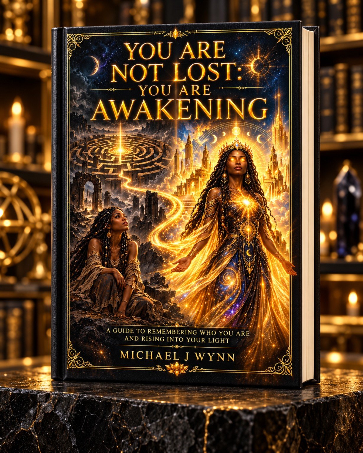 3D book cover of You Are Not Lost: You Are Awakening by Michael J Wynn